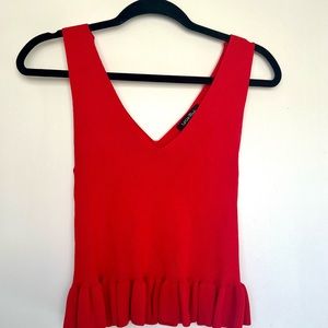 Red Lea & Viola Blouse SZ XS